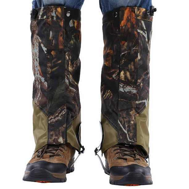 Waterproof Leg Gaiters Camo Breathable Outdoor Snow Ski Boot Legging Cover Wraps Waterproof Leg Gaiters Camo Breathable Outdoor Snow Ski Boot Legging Cover Wraps